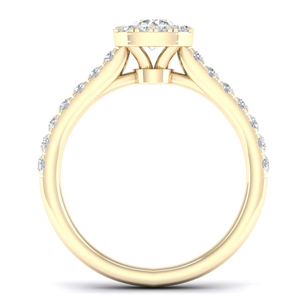 Essential 4-Pronged Round Ring_Product Angle_1 Ct. - 3