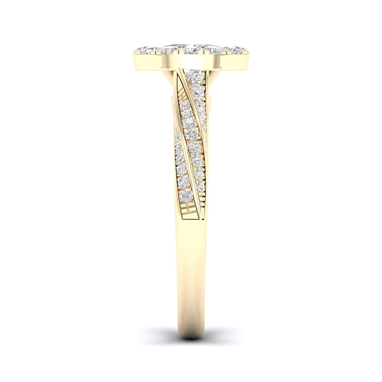 Essential 4-Pronged Round Ring_Product Angle_7/8 Ct. - 4