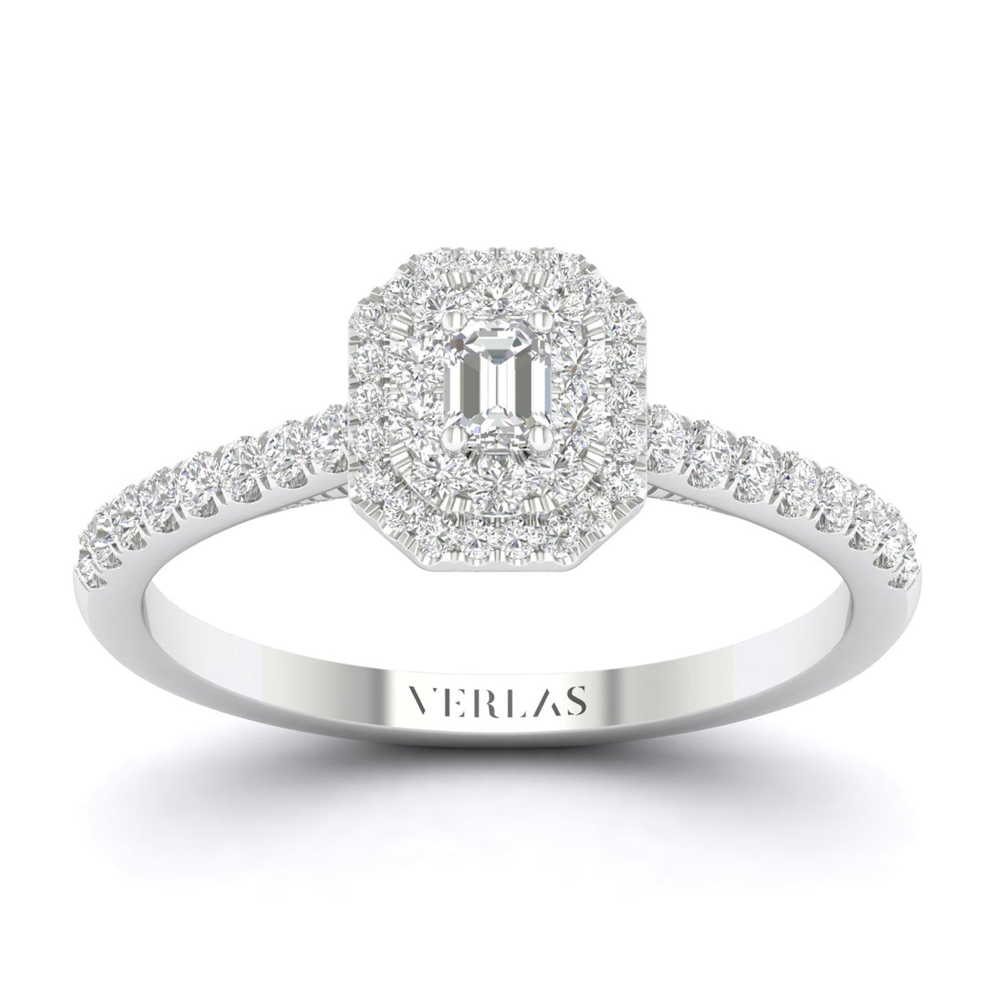Quaint Signature Emerald Double Halo Ring_Product Angle_1/2 - 5