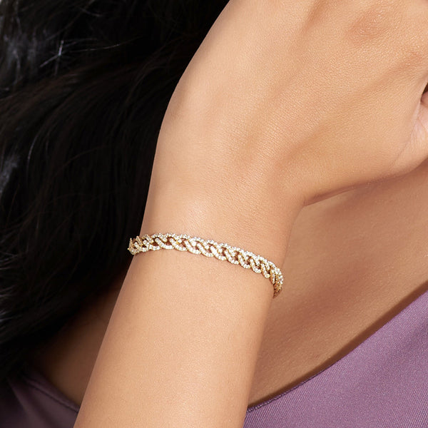 Marquise Harmony Diamond Bolo Bracelet  _Product Angle_PCP Hover Image