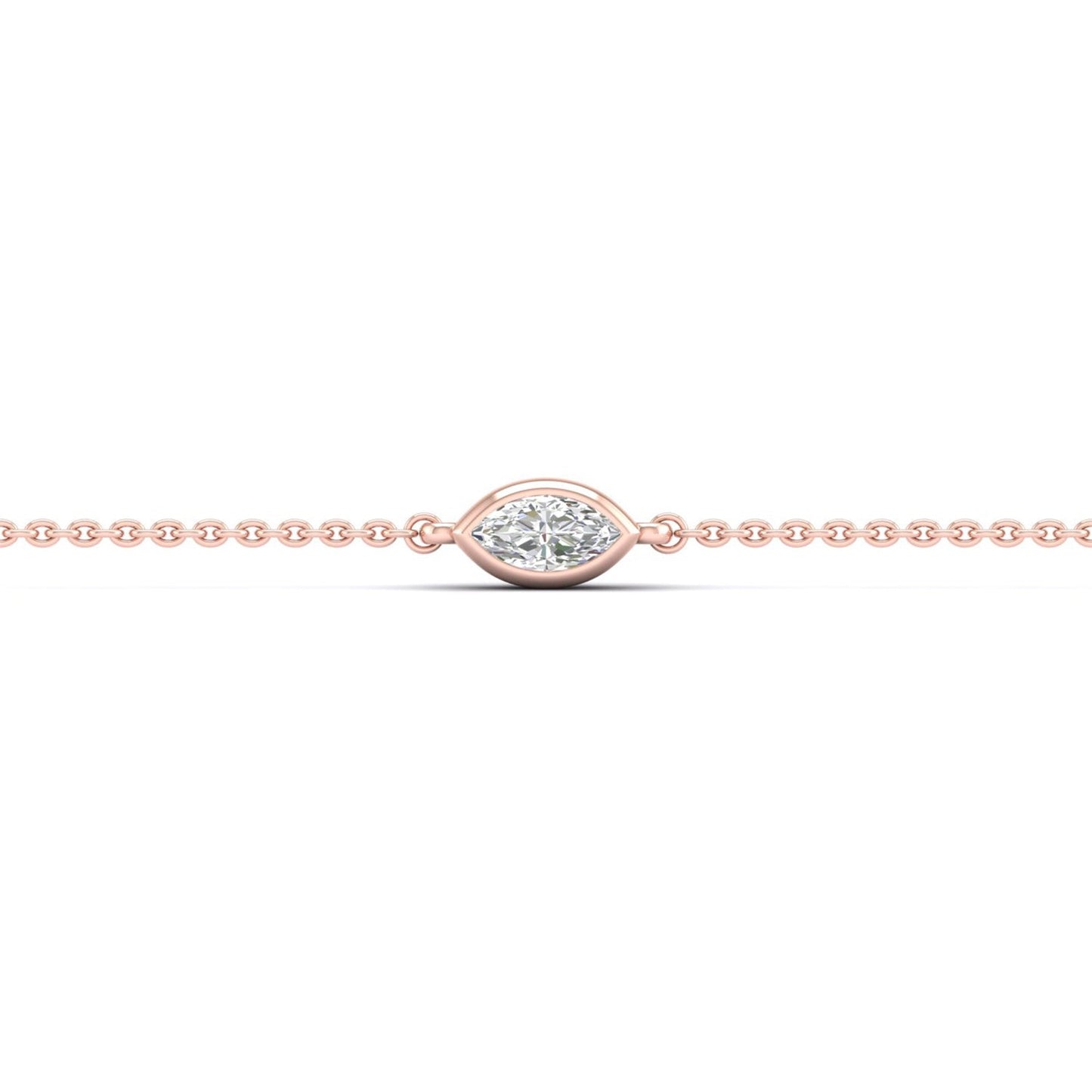 Marquise Diamond Glitter Bracelet_Product angle_1/5 Ct.  - 3