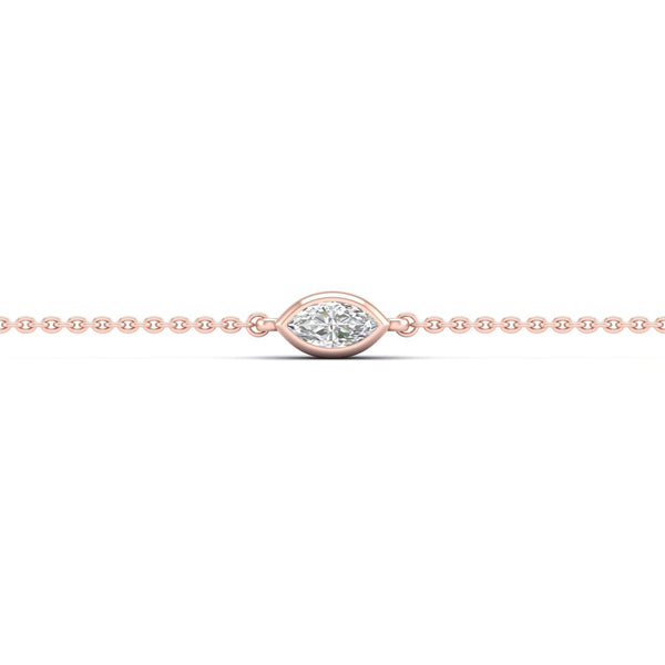Marquise Diamond Glitter Bracelet_Product angle_1/5 Ct.  - 3