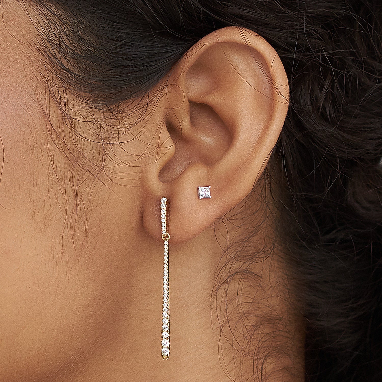 Princess Solitaire Studs