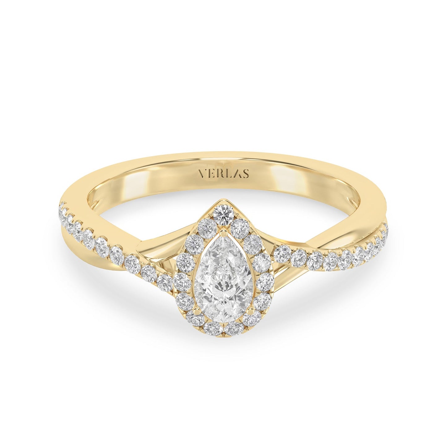Essential 4-Pronged Round Ring_Product Angle_1/3 Ct. - 1