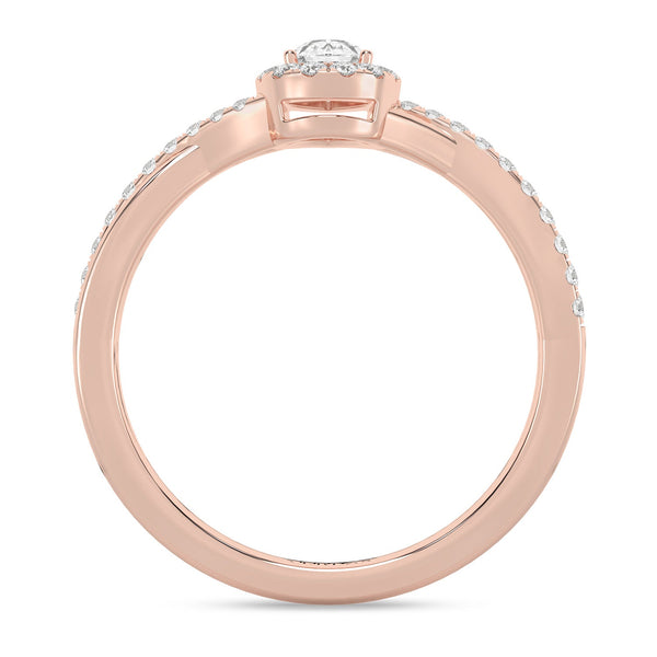 Essential 4-Pronged Round Ring_Product Angle_1/3 Ct. - 3