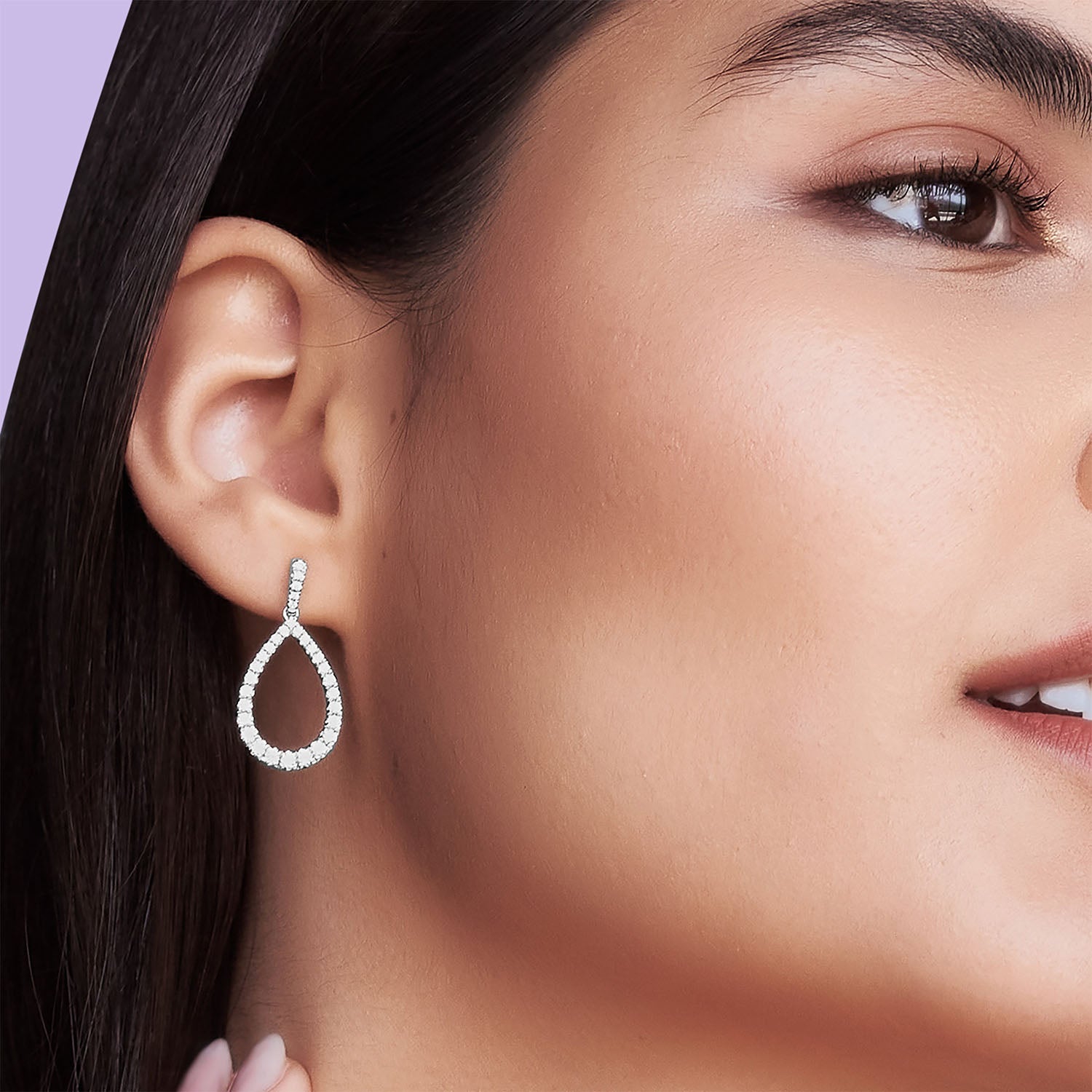 Silhouette Dewdrop Danglers