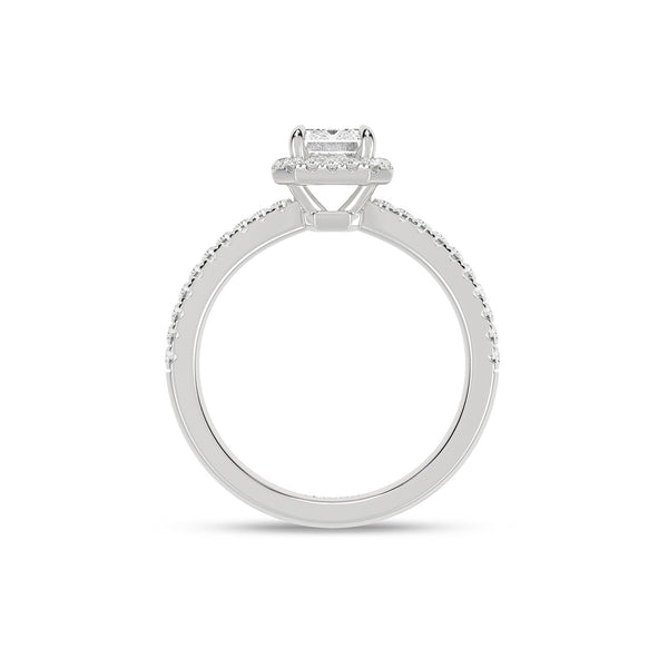 Atmos Luxe Emerald Halo Ring_Product Angle_1 1/4 Ct. - 2