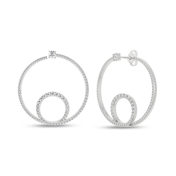 Shimmering Loop Bardot Hoops_Product Angle_PCP Main Image