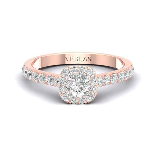 Essential 4-Pronged Round Ring_Product Angle_1 Ct. - 1