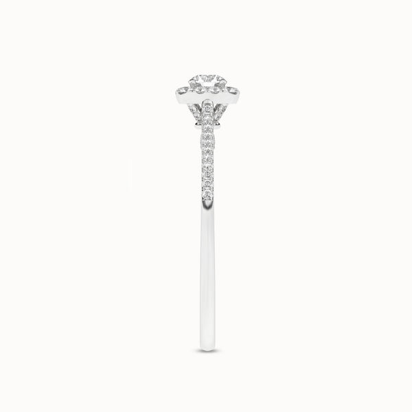 Round-Center Princess Halo Ring_Product Angle_1/3Ct. - 3