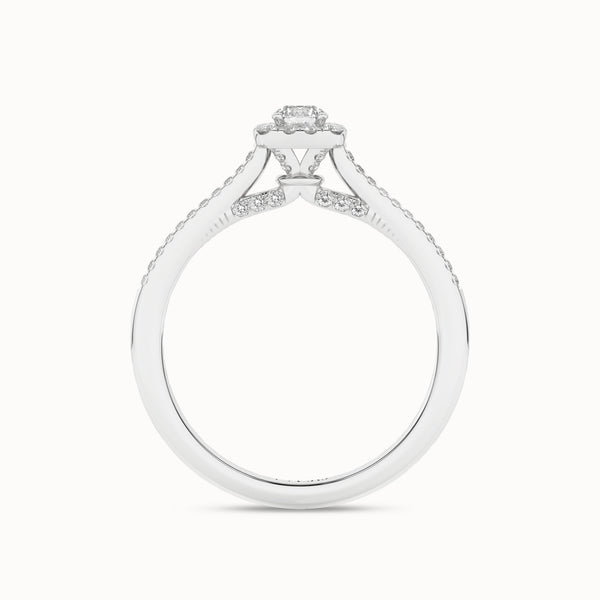 Round-Center Princess Halo Ring_Product Angle_1/3Ct. - 2