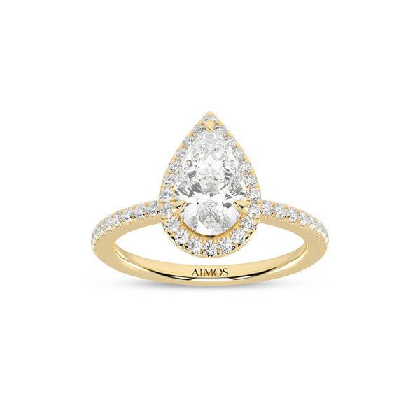 Atmos Luxe Dewdrop Halo Ring_Product Angle_PCP Main Image
