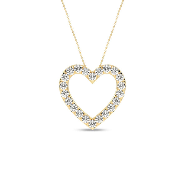 Atmos Heart Silhouette Necklace_Product Angle_PCP Main Image