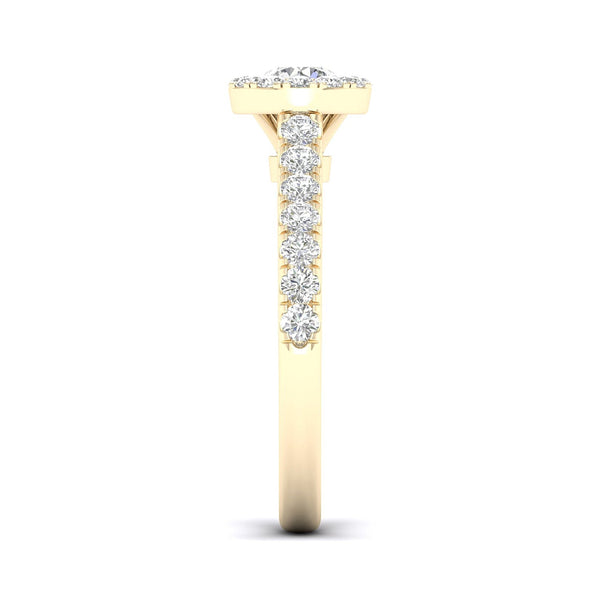 Essential 4-Pronged Round Ring_Product Angle_1 Ct. - 4