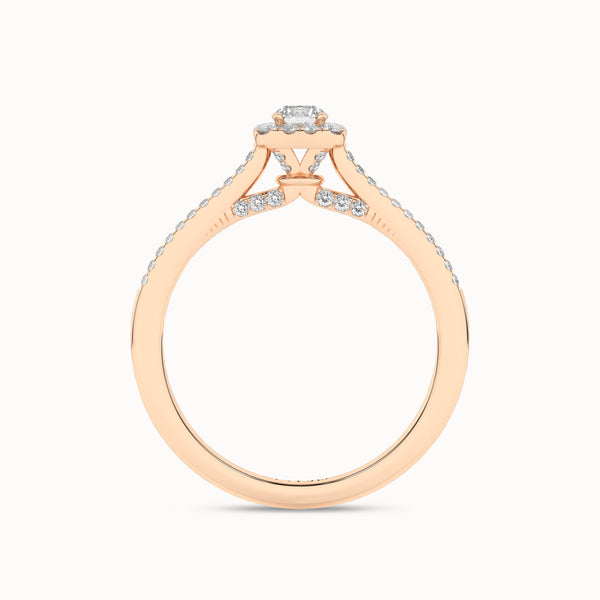 Round-Center Princess Halo Ring_Product Angle_1/3Ct. - 2