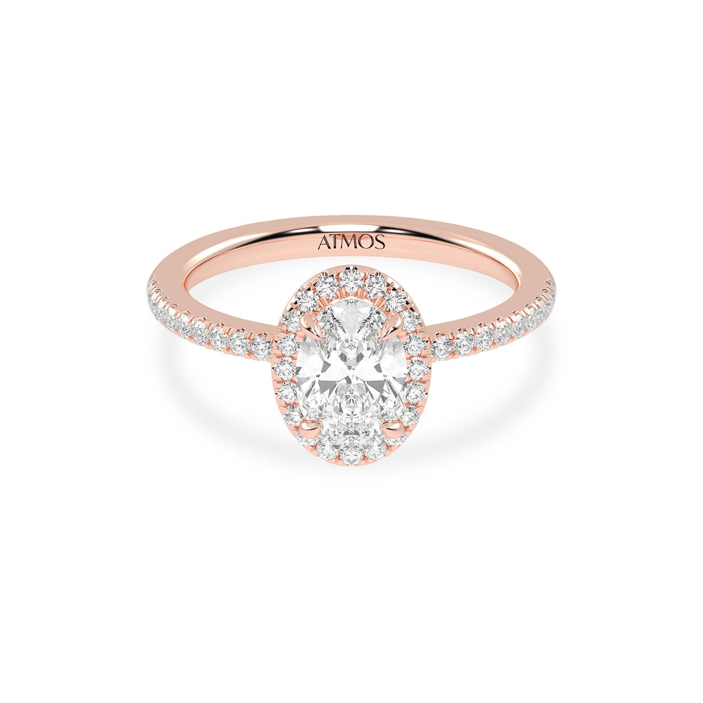 Atmos Luxe Oval Halo Ring_Product Angle_1 1/4 Ct. - 1
