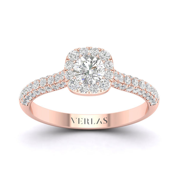 Essential 4-Pronged Round Ring_Product Angle_1 Ct. - 2