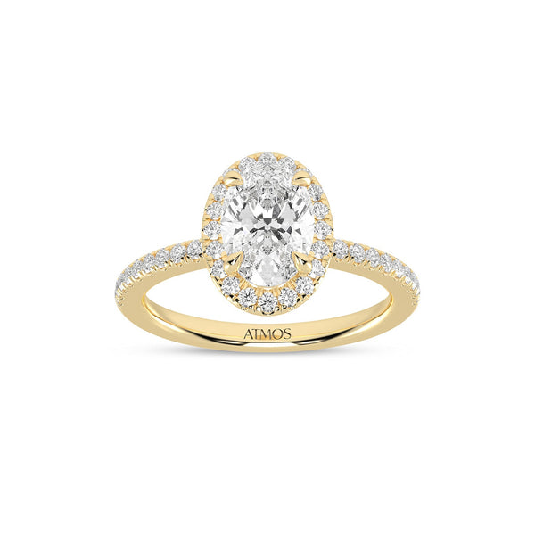Atmos Luxe Oval Halo Ring_Product Angle_PCP Main Image