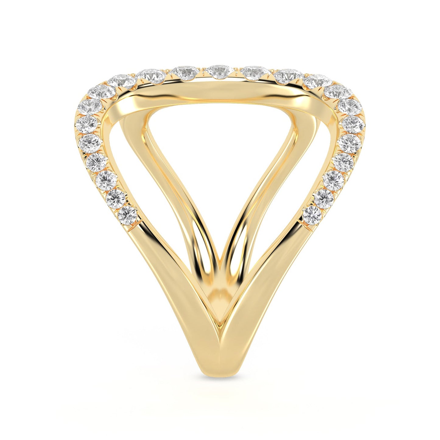 Essential 4-Pronged Round Ring_Product Angle_3/4 Ct. - 4