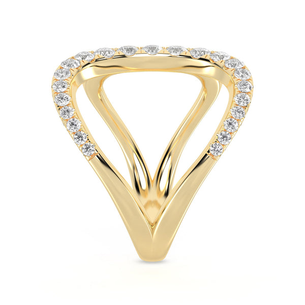 Essential 4-Pronged Round Ring_Product Angle_3/4 Ct. - 4