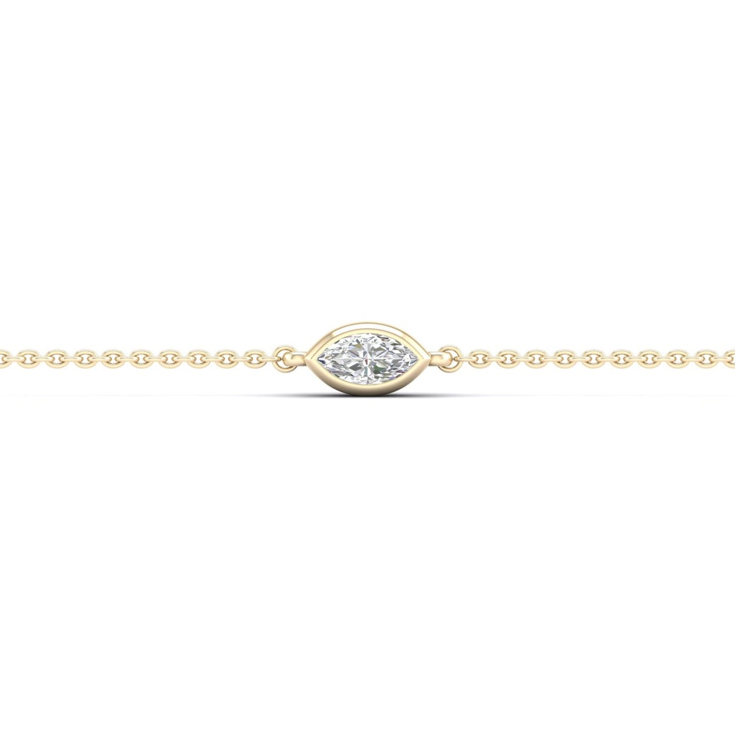 Marquise Diamond Glitter Bracelet_Product angle_1/5 Ct.  - 3