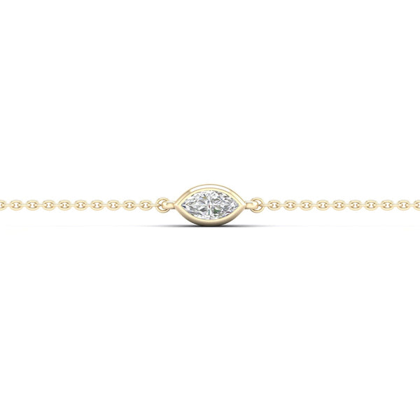 Marquise Diamond Glitter Bracelet_Product angle_1/5 Ct.  - 3