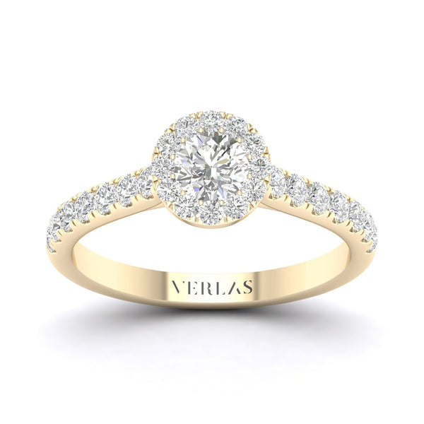 Essential 4-Pronged Round Ring_Product Angle_1 Ct. - 1