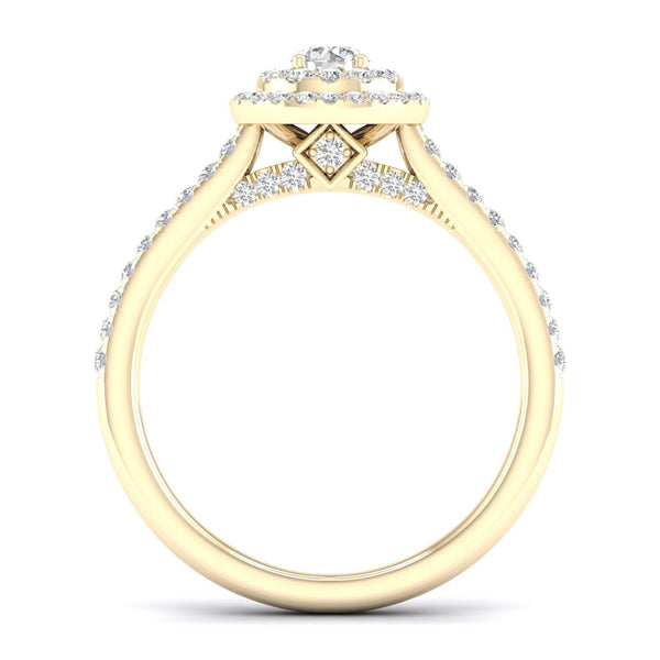 Essential 4-Pronged Round Ring_Product Angle_1/2 Ct. - 3