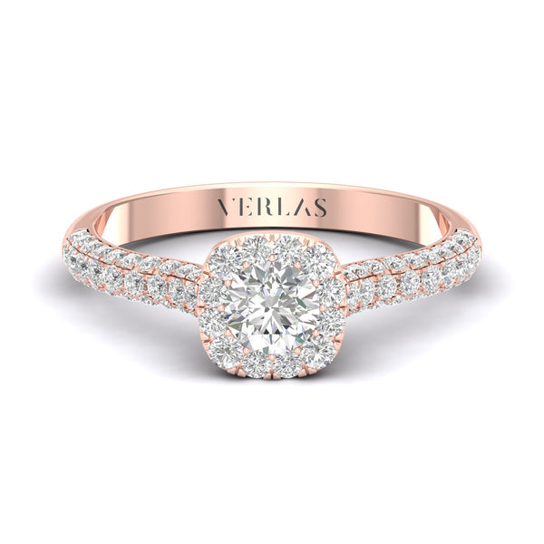 Essential 4-Pronged Round Ring_Product Angle_1 Ct. - 1