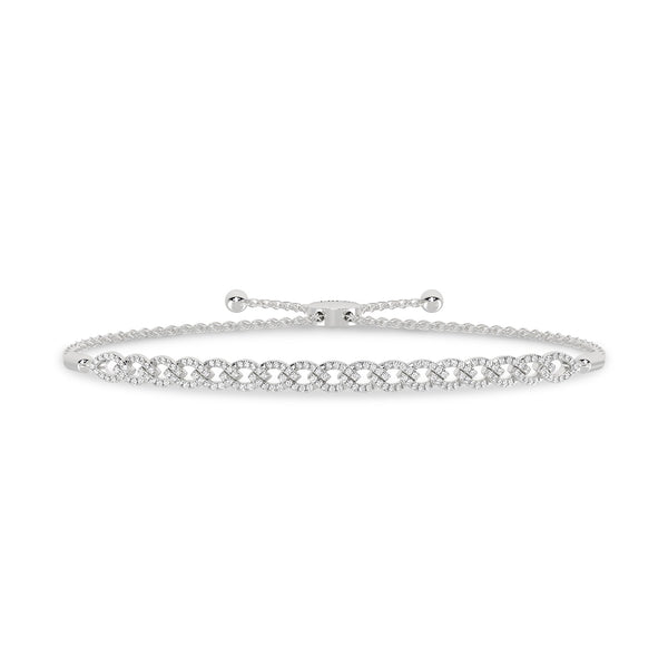 Marquise Harmony Diamond Bolo Bracelet  _Product Angle_PCP Main Image