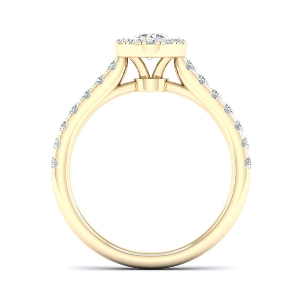 Essential 4-Pronged Round Ring_Product Angle_1 Ct. - 3