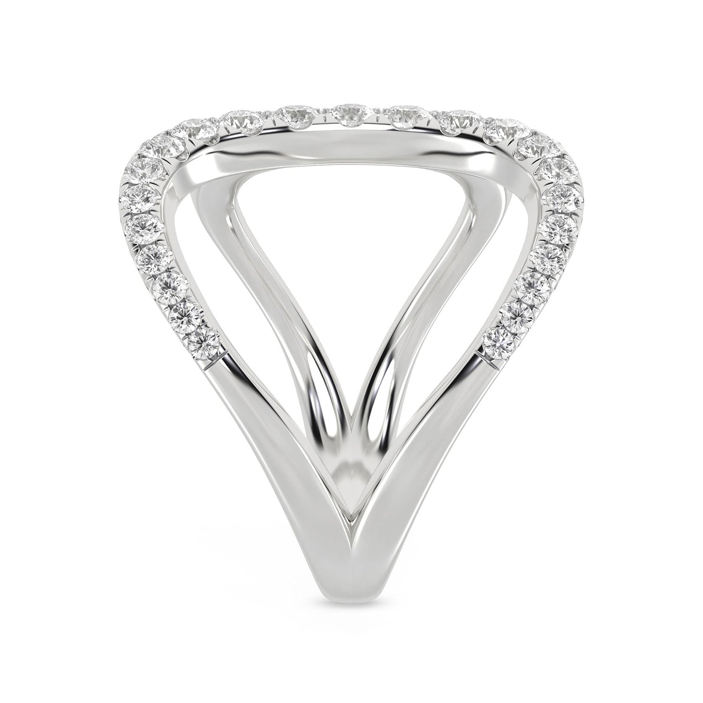 Essential 4-Pronged Round Ring_Product Angle_3/4 Ct. - 4