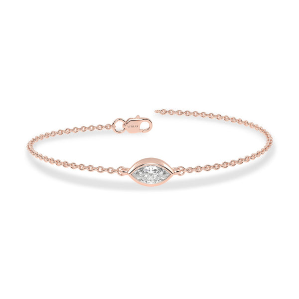 Marquise Diamond Glitter Bracelet_Product angle_1/5 Ct.  - 2