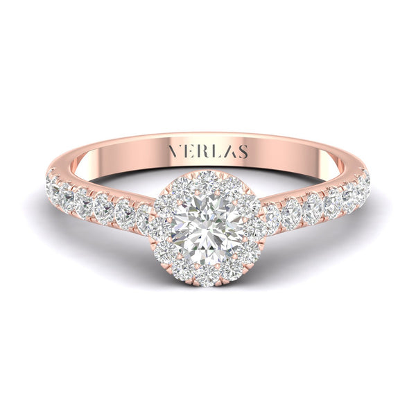 Essential 4-Pronged Round Ring_Product Angle_1 Ct. - 1