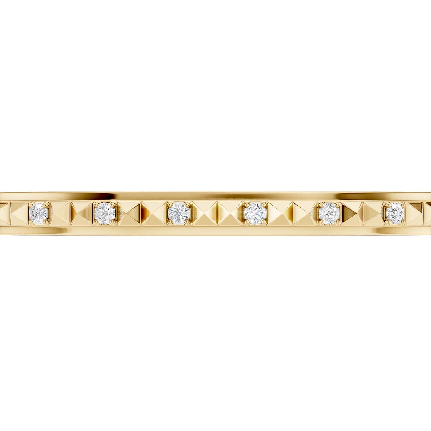 Pyramid Luxe Cuff Bracelet