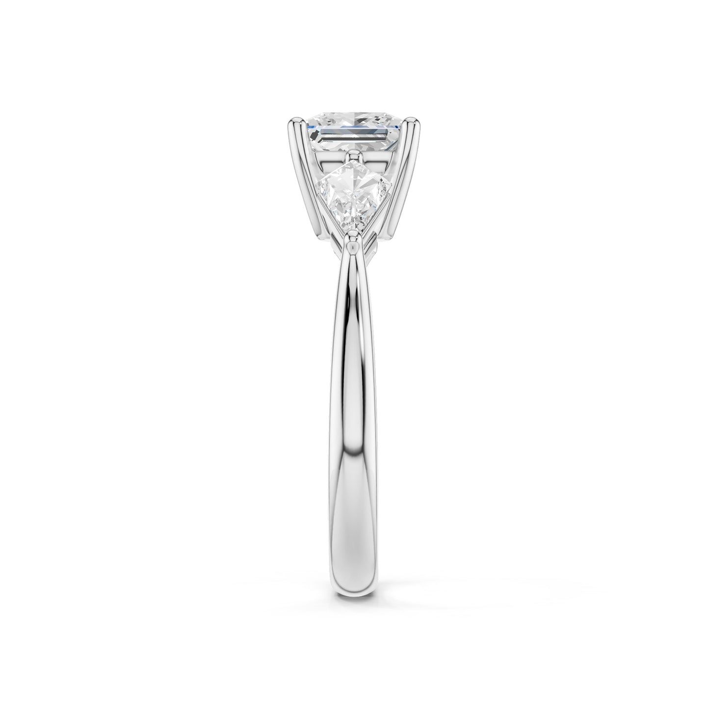 Princess - Kite Trinity Diamond Ring