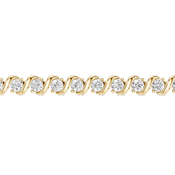 S-Link Diamond Tennis Bracelet Medium
