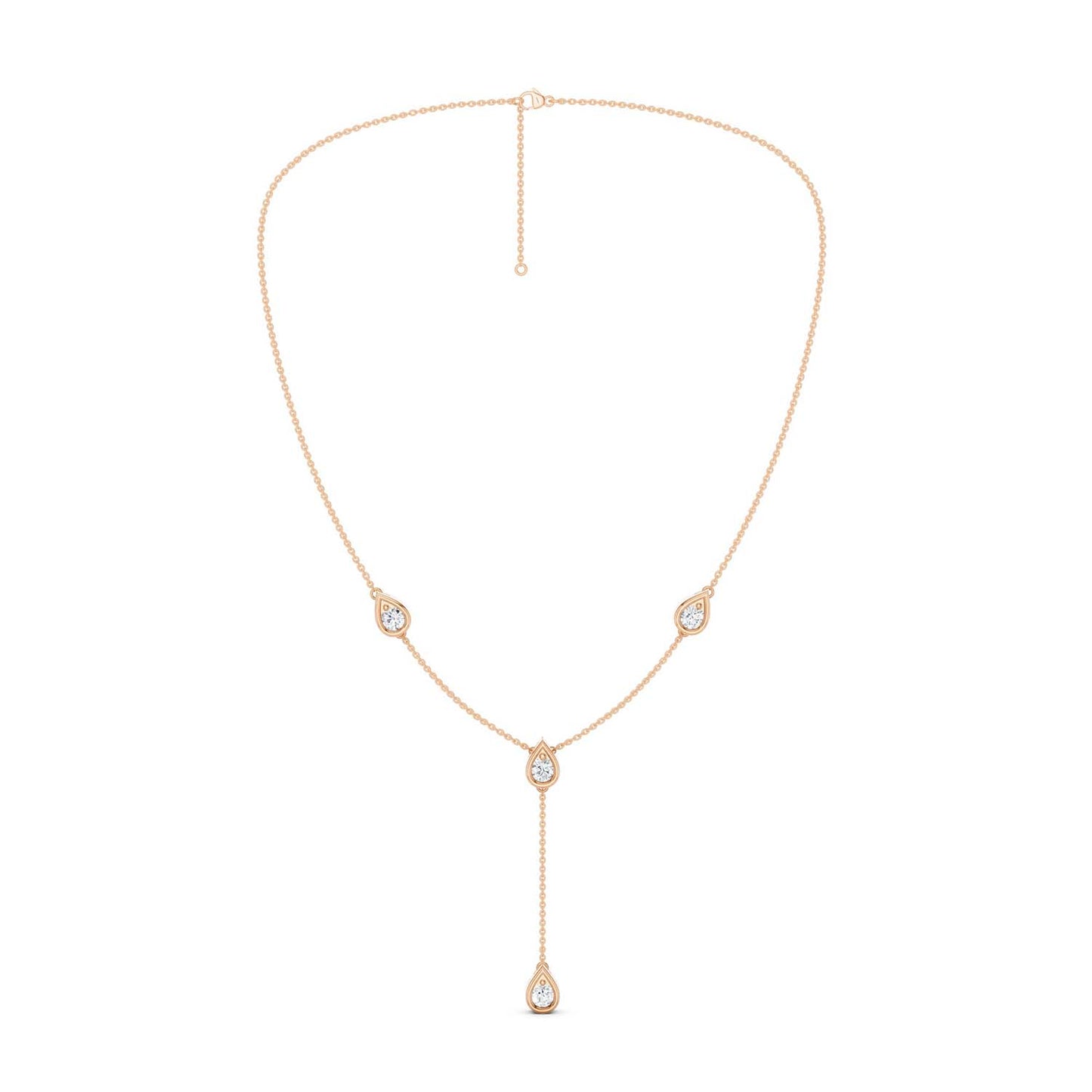 Dewdrop Stationed Y Necklace