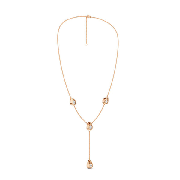 Dewdrop Stationed Y Necklace