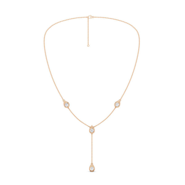 Dewdrop Stationed Y Necklace