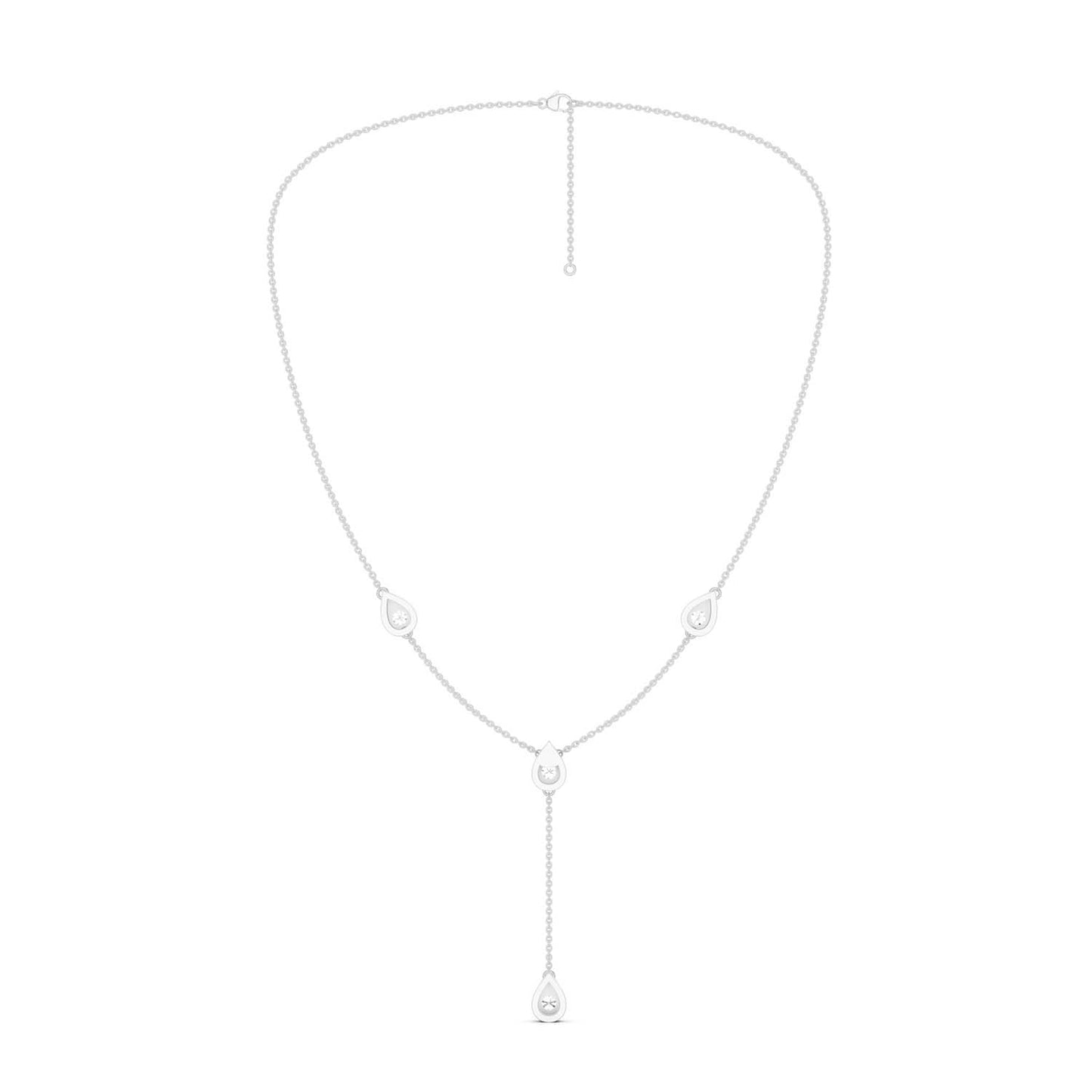 Dewdrop Stationed Y Necklace