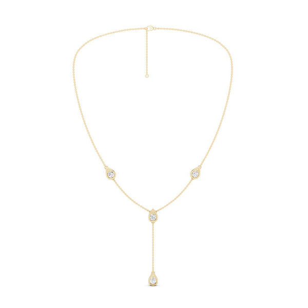 Dewdrop Stationed Y Necklace