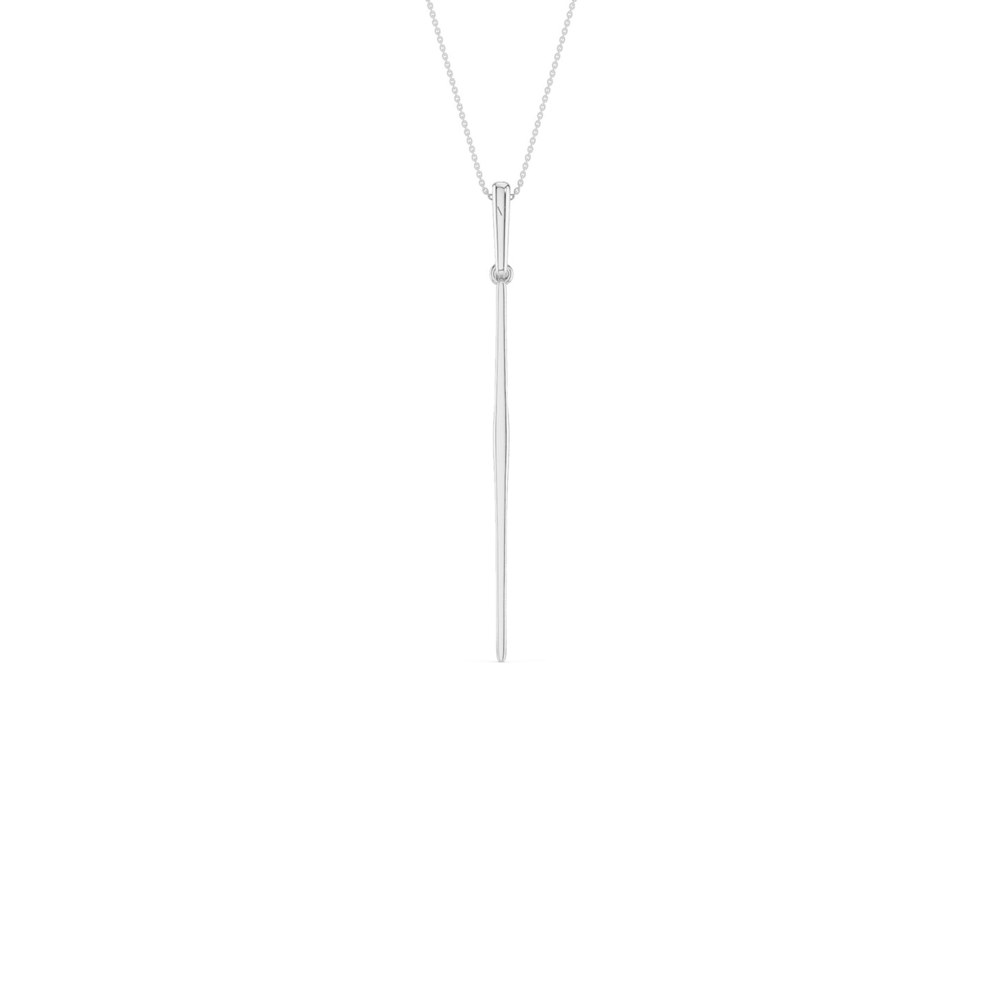 Tapering Linear Bar Necklace