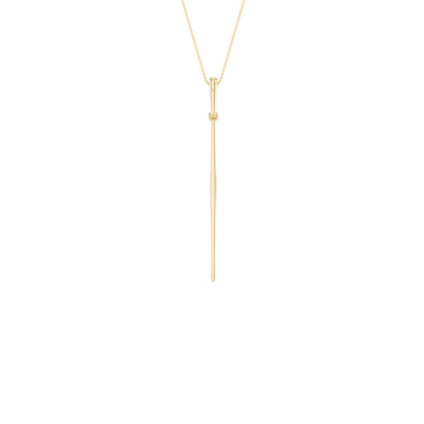 Tapering Linear Bar Necklace