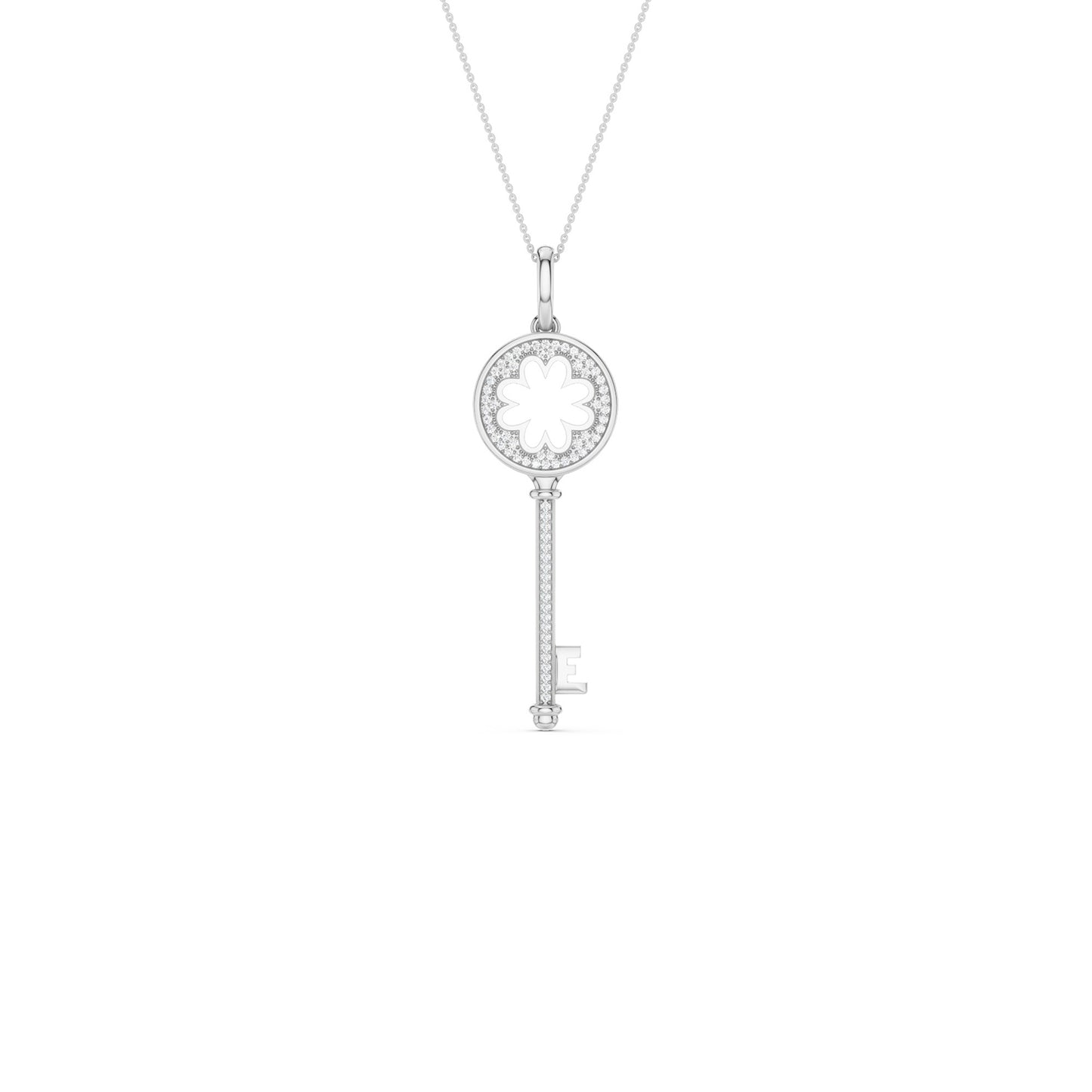Blooming Key Necklace