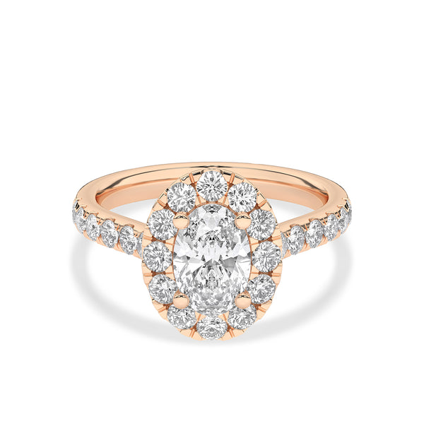 Signature Ellipse Halo Ring