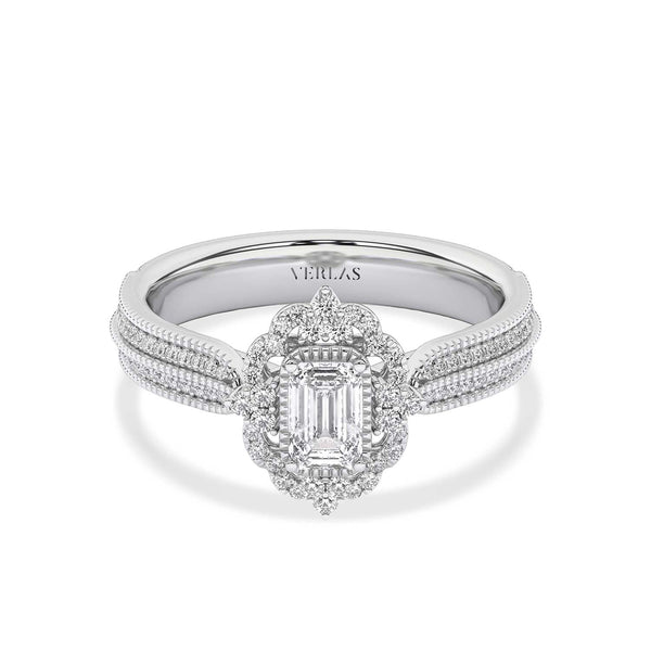 Ornate Emerald Ring
