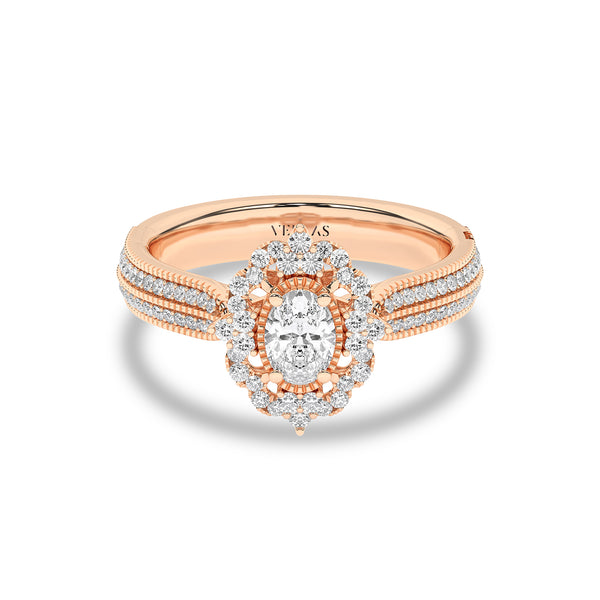 Ornate Ellipse Ring