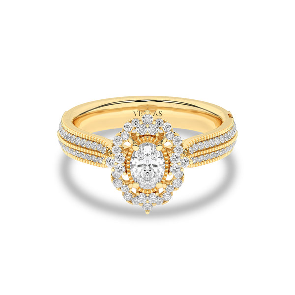 Ornate Ellipse Ring