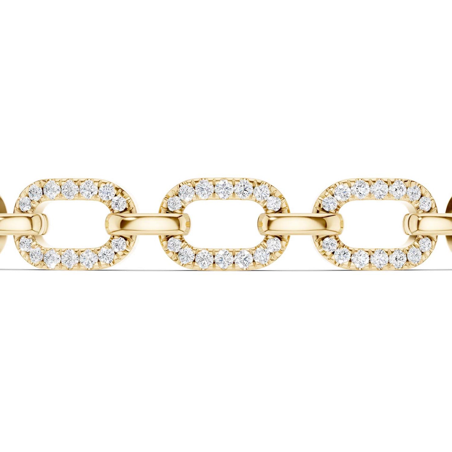 Together Forever 5-Diamond Links Bolo Bracelet